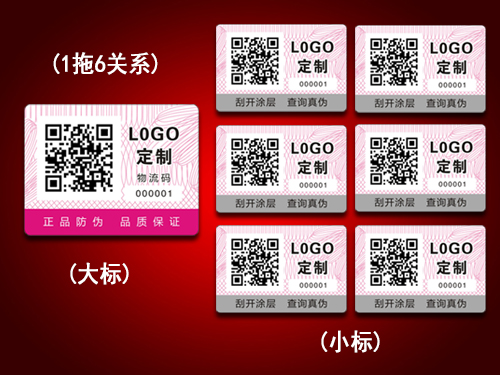 多級防竄貨套標